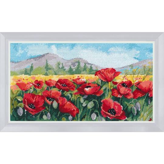 Oven Poppies Cross Stitch Kit